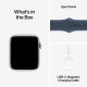 Viedpulkstenis Apple Watch SE GPS 44mm Silver Aluminium Case with Storm Blue Sport Band - S/M MREC3ET/A
