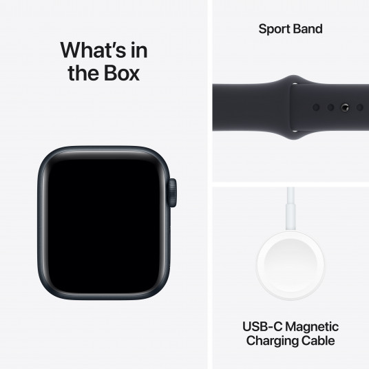 Viedpulkstenis Apple Watch SE GPS + Cellular 40mm Midnight Aluminium Case with Midnight Sport Band - S/M MRG73ET/A