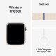 Viedpulkstenis Apple Watch SE GPS + Cellular 40mm Starlight Aluminium Case with Starlight Sport Loop MRG43ET/A