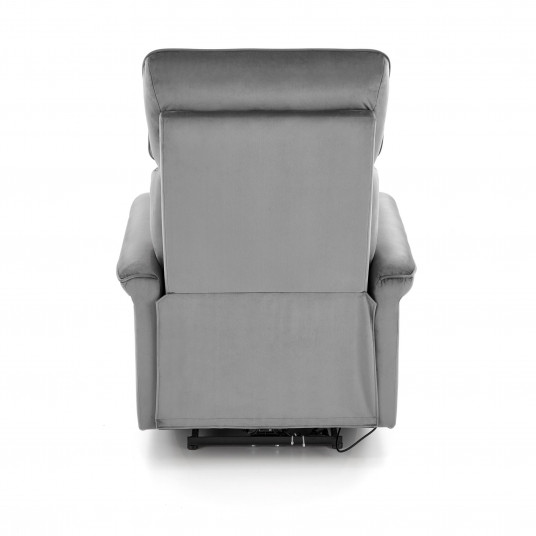 Atzveltnes krēsls ar elektrisko atzveltni SEMIR, pelēks