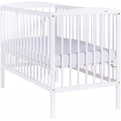 Bērnu gultiņa 124x65x88 cm, balta
