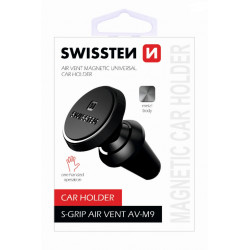 Swissten S-Grip AV-M9 Universal Car Air Vent Holder For Devices Black