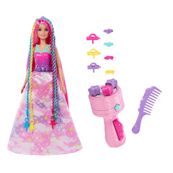Barbie Dreamtopia Princess matu dekorēšanas komplekts