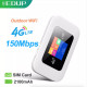 EDUP D523 4G LTE portatīvais modems Wi-Fi tīklājs 2100mAh