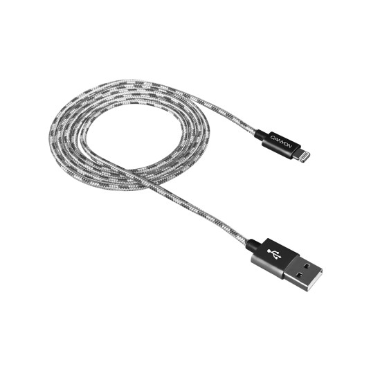Kabelis CANYON Lightning USB Cable for Apple bra