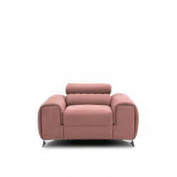 Atzveltnes krēsls Laurence, rozā, audums Nube 24