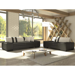 Dīvānu komplekts Porto 2+3 melns