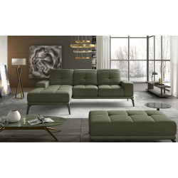 Komplekts stūra dīvāns un ottoman Torrense green