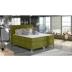 Kontinentālā gulta ar gultas kasti Amadeo 180X200, zaļa, audums Rivera 36