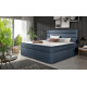 Kontinentālā gulta ar gultas kasti Softy 180X200, zila, audums Sawana 80