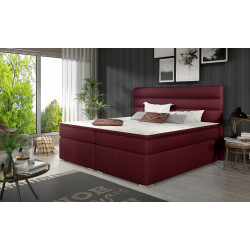 Kontinentālā gulta ar gultas kasti Softy 180X200, violeta, audums Malmo 63