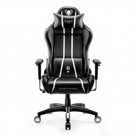 Spēļu krēsls Diablo X-One 2.0 King Izmērs: melnbalts