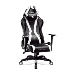 Spēļu krēslsDiablo X-Horn 2.0 Normāls izmērs: melnbalts