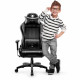 Bērnu krēsls Diablo X-One 2.0 Kids Izmērs: melns-melns