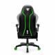 Spēļu krēsls Diablo X-One 2.0 Normāls izmērs: melns-zaļš
