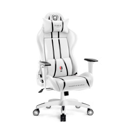 Spēļu krēsls Diablo X-One 2.0 Normāls izmērs: balts-melns