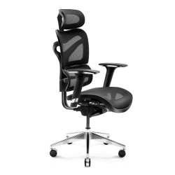 Ergonomisks krēsls DIABLO V-COMMANDER: melns-melns