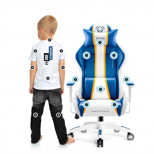 Bērnu krēsls Kido no Diablo X-One 2.0: Aqua Blue