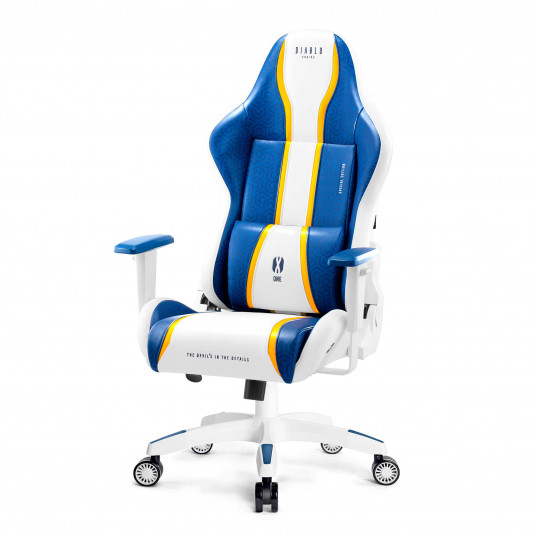 Diablo X-One 2.0 spēļu krēsls Aqua Blue: karaļa izmērs