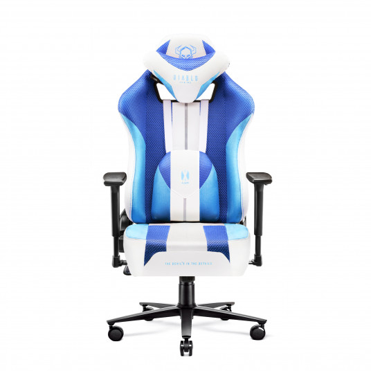Diablo X-Player 2.0 spēļu krēsls Frost White: normāls izmērs