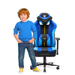 Diablo X-Player 2.0 tekstila bērnu krēsls Frost Black: bērnu izmērs