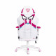 Spēļu krēsls Diablo X-Ray Normāls izmērs: balts rozā