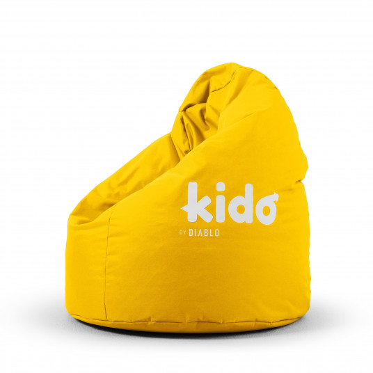 Bērnu pupiņu maiss KIDO no DIABLO: dzeltens