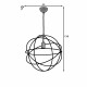 Griestu lampa Olinto, 45x45x130cm, melna