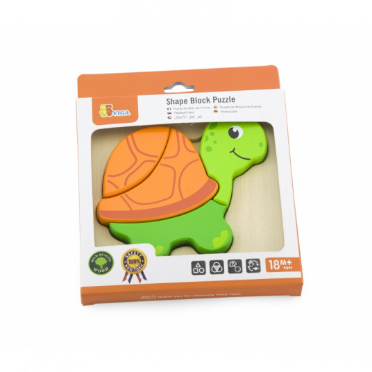 Koka puzle Mini - Bruņurupucis