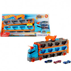 Mattel Hot Wheels City Wyścigowy Transporter 2w1 GVG37