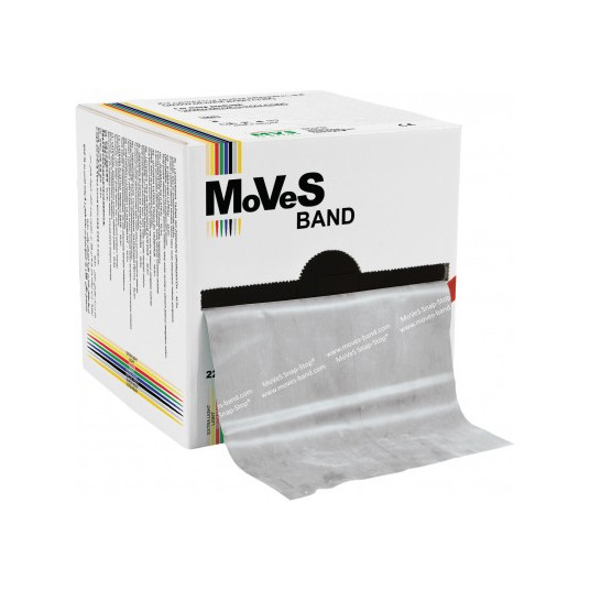 Profesionāla elastīga plakana gumija MVS - sudrabs 1-22,5m (neplīst, kad plīst)