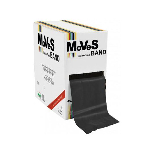 Profesionāla elastīga gumija bez lateksa MVS - melna (1m cena)