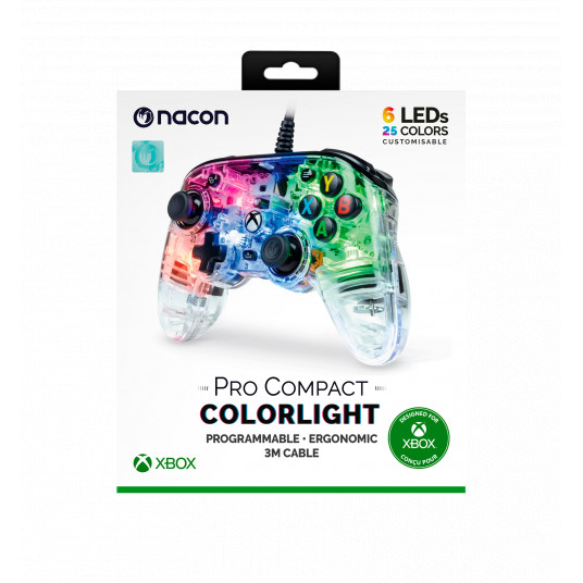 Spēļu panelis Nacon Pro Compact Controller Xbox, Wired, RGB