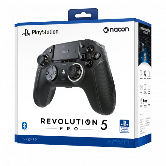 Spēļu panelis Nacon Revolution 5 Pro Controller, Wireless, Black