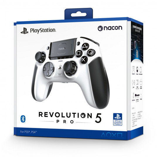 Spēļu panelis Nacon Revolution 5 Pro Controller, Wireless, White