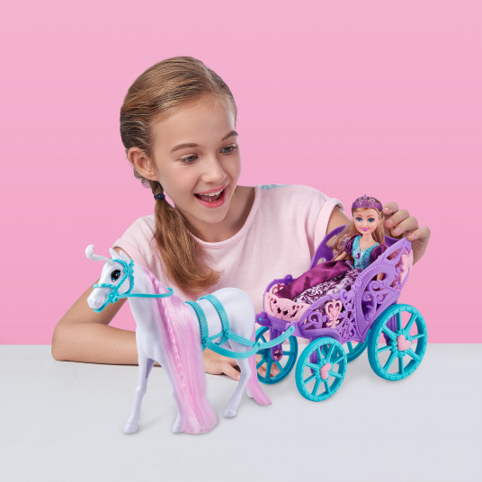 SPARKLE GIRLZ playset royal horse carriage, 10068