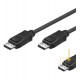 1m Display Port Cable, 2x 20-pin male, double shielded, black, ACC