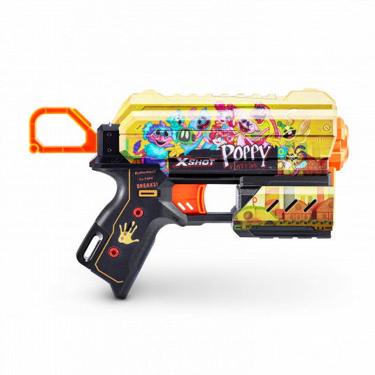 X-SHOT rotaļu pistole "Poppy Playtime", Skins 1. Flux sērija, sortiments, 36649