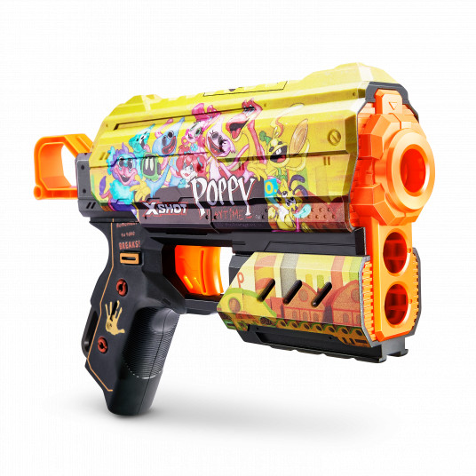 X-SHOT rotaļu pistole "Poppy Playtime", Skins 1. Flux sērija, sortiments, 36649