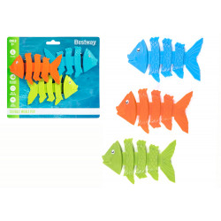 BESTWAY 3 krāsains zivju komplekts
