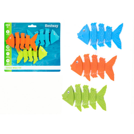 BESTWAY 3 krāsains zivju komplekts