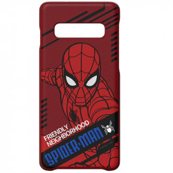 Samsung Galaxy S10 Spider Man Cover Red