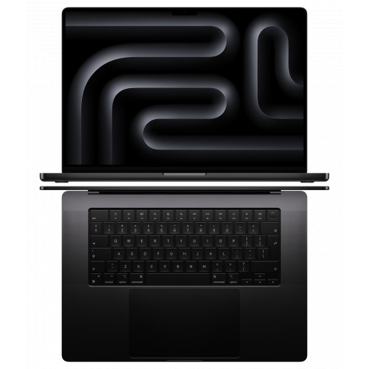 Klēpjdators MacBook Pro 16" Apple M3 Pro 12C CPU, 18C GPU/18GB/512GB SSD/Space Black/INT MRW13ZE/A