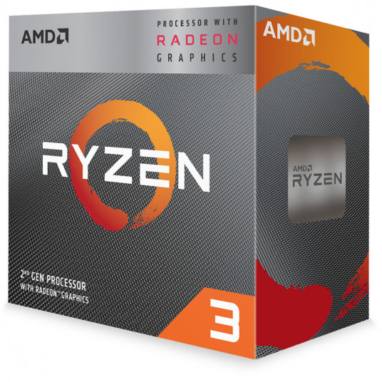 AMD AMD Ryzen 3 3200G, 3.6 GHz, AM4, Processor threads 4, Packing Retail, Processor cores 4, Component for PC