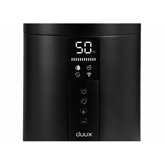 Duux Humidifier Gen 2 Beam Mini Smart 20 W, Water tank capacity 3 L, Suitable for rooms up to 30 m², Ultrasonic, Humidification capacity 300 ml/hr, Black