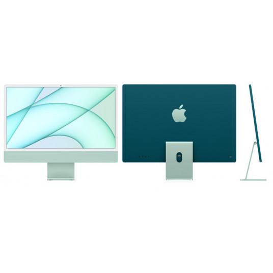 Galddators Apple iMac 24" Retina 4.5K, Apple M1, 8C CPU, 8C GPU, 8GB RAM, 256GB SSD, Green, MGPH3ZE/A