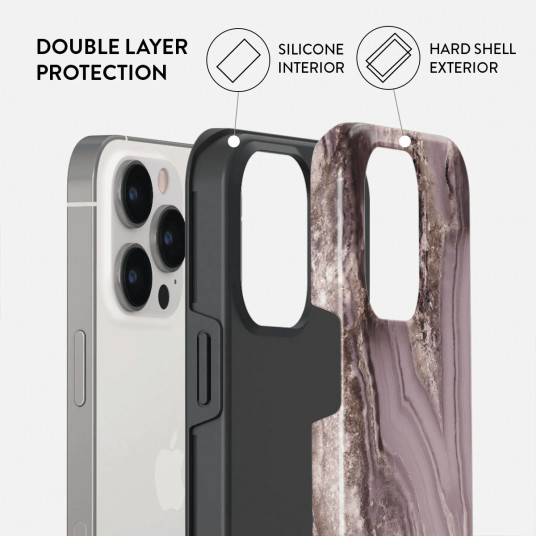 Vāciņš Burga iPhone 13 Pro Golden Taupe Tough