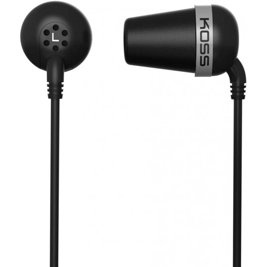 Koss Noise Isolating In-ear Headphones THEPLUGWL, Wireless, Black
