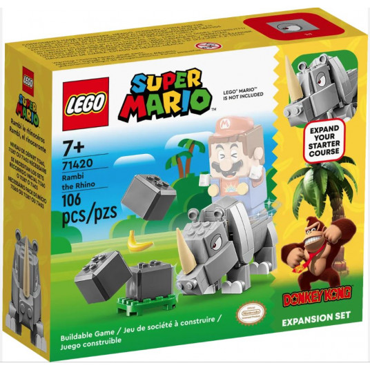 LEGO® 71420 Super Mario™ Rambi degunradžu izplešanās komplekts