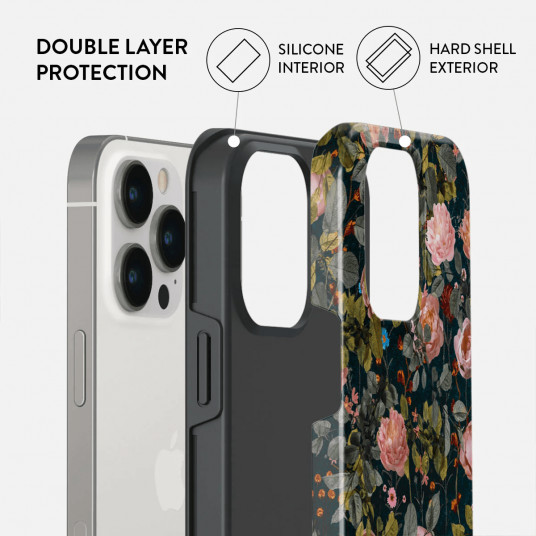 Vāciņš Burga iPhone 13 Pro Max Bloomy Garden Tough